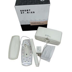 New Short Stories Led Indoor Plant  Planter Complete Set White New‎ In Box